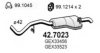 GB4 GEX33523 End Silencer